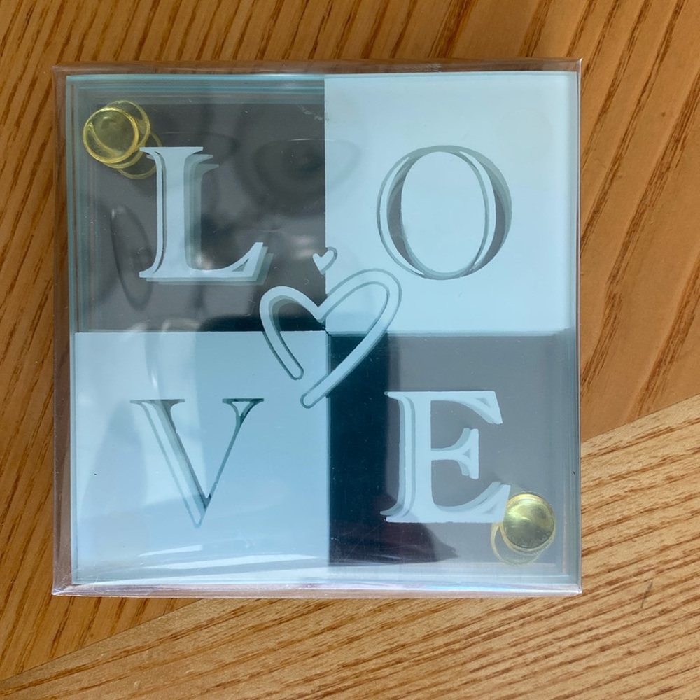 Love coasters Set of 4
